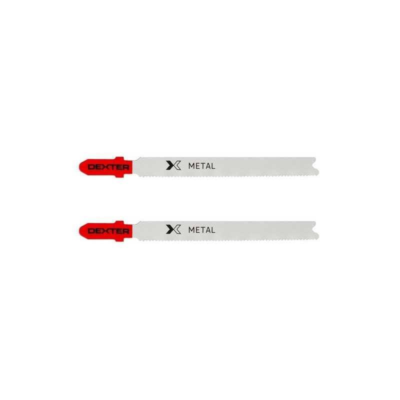  Lot de 2 lames pour métal coupe droite 1-3 mm DEXTER - Sanifer Tamatave