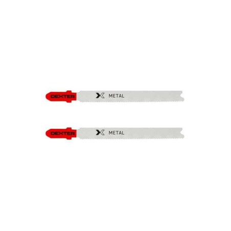 Lot de 2 lames pour métal coupe droite 1-3 mm DEXTER - Sanifer Tamatave