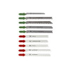  Lot de 10 lames pour bois et métaux coupe droite 0 5-50 mm DEXTER - Sanifer Tamatave