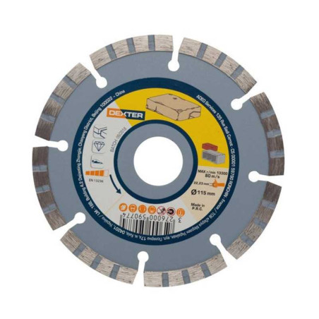  Disque diamant pierre 115x222 NR DEXTER - Sanifer Tamatave