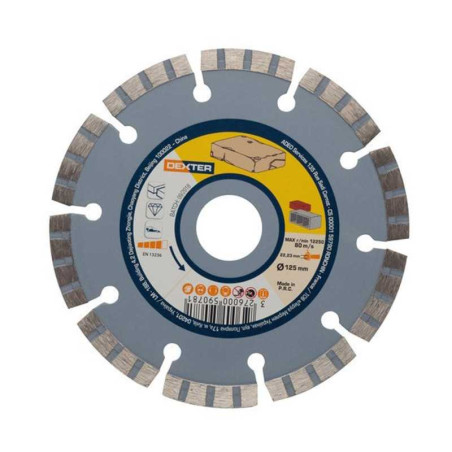  Disque diamant pierre 125x222 DEXTER - Sanifer Tamatave