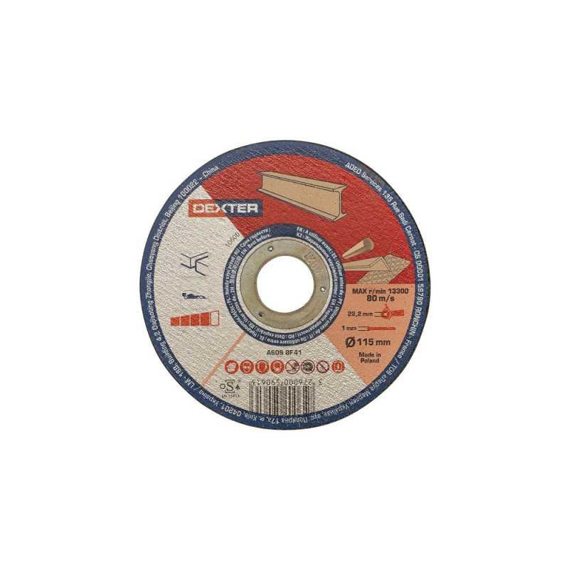  Disque métal acier acier 115x1x222 NR DEXTER - Sanifer Tamatave