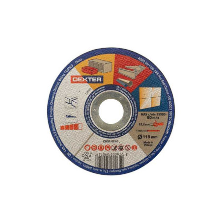  Disque multimateriaux 115x1x222 DEXTER - Sanifer Tamatave