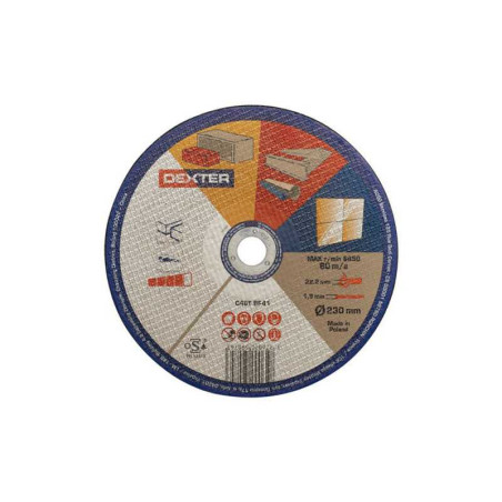  Disque multimateriaux 230x16x222 NR DEXTER - Sanifer Tamatave