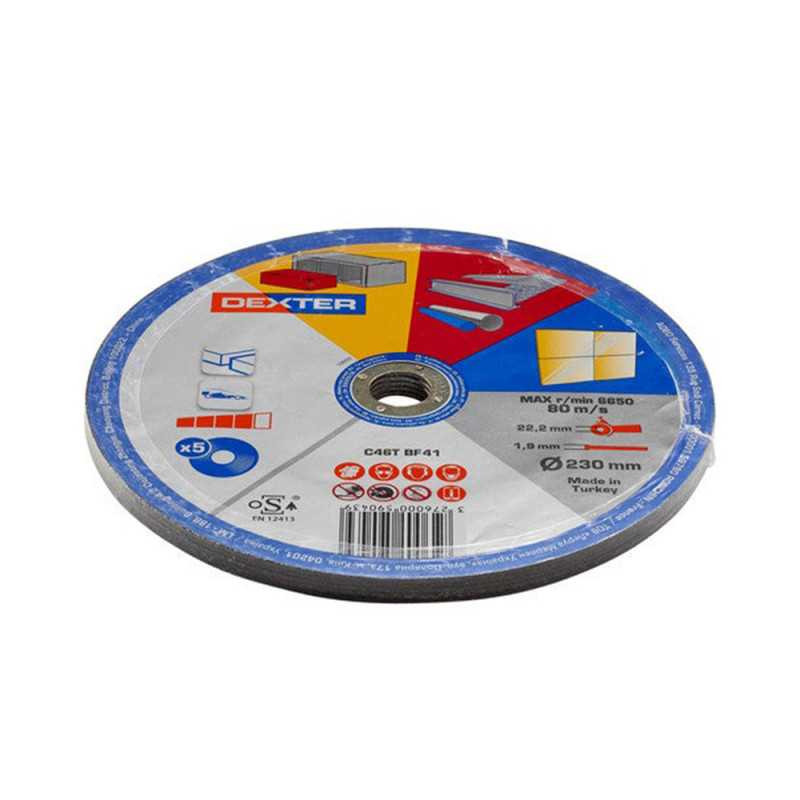  Disque multi-matériaux 230x16x222 lot de 5 NR DEXTER - Sanifer Tamatave