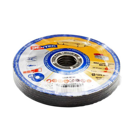  Disque meuleuse pierre 125x3x222 lot de 5 NR DEXTER - Sanifer Tamatave