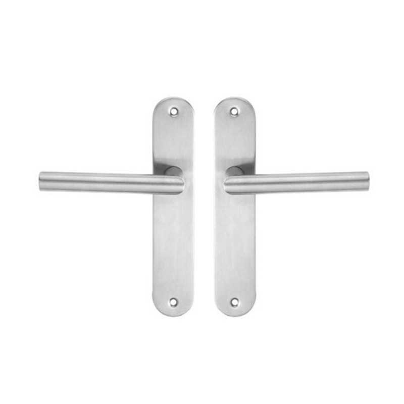  P50 poignée de porte sara inox entraxe 195mm bec de cane sur cale de 2 pièces NR INSPIRE - Sanifer Tamatave