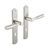  Poignée de porte-mine nickel satine cle L sur cale de 2 pièces !!  - Sanifer Tamatave