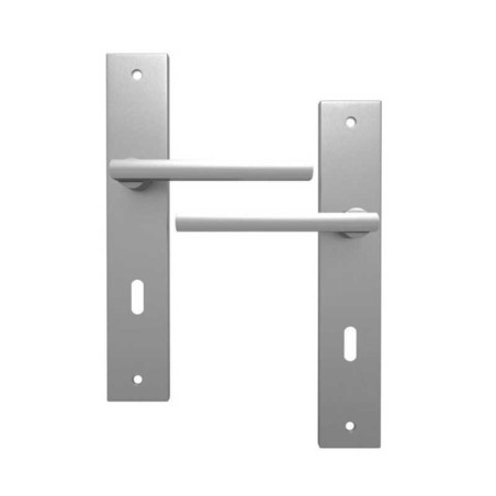  Poignée de porte lee zamak nickelé sat l NR INSPIRE - Sanifer Tamatave