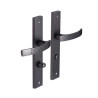  Ensemble de porte louna 195mm condamnation-décondamnation aluminium NR INSPIRE - Sanifer Tamatave