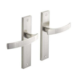  P50 ensemble de porte louna 165mm sans trou aluminium NR INSPIRE - Sanifer Tamatave