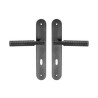  Ensemble de porte eden 195mm trou cle zamak INSPIRE - Sanifer Tamatave