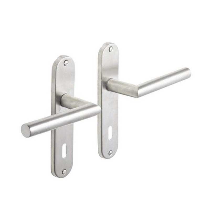 Ensemble de porte sara 165mm trou cle acier inoxydable NR INSPIRE - Sanifer Tamatave