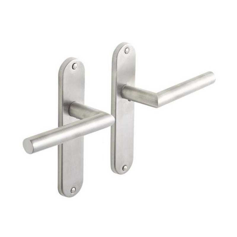  P50 ensemble de porte sara 165mm sans trou acier inoxydable NR INSPIRE - Sanifer Tamatave