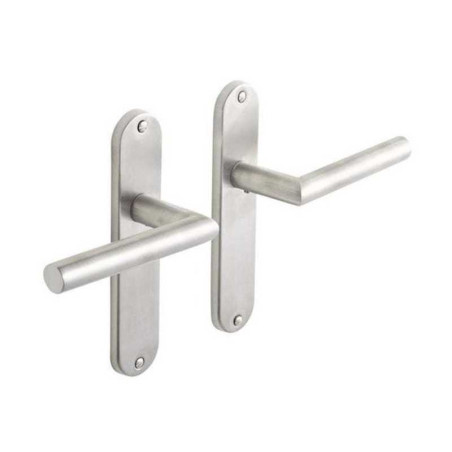  P50 ensemble de porte sara 165mm sans trou acier inoxydable NR INSPIRE - Sanifer Tamatave