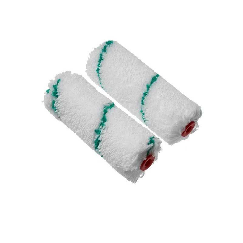  Lot de 2 mini manchons peinture pour mur et plafond avec reliefs l 120 mm DEXTER - Sanifer Tamatave