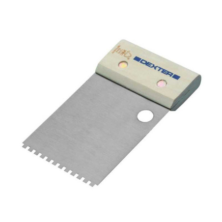  Peigne à colle pour lino et moquette 8cm lame acier manche bois DEXTER - Sanifer Tamatave