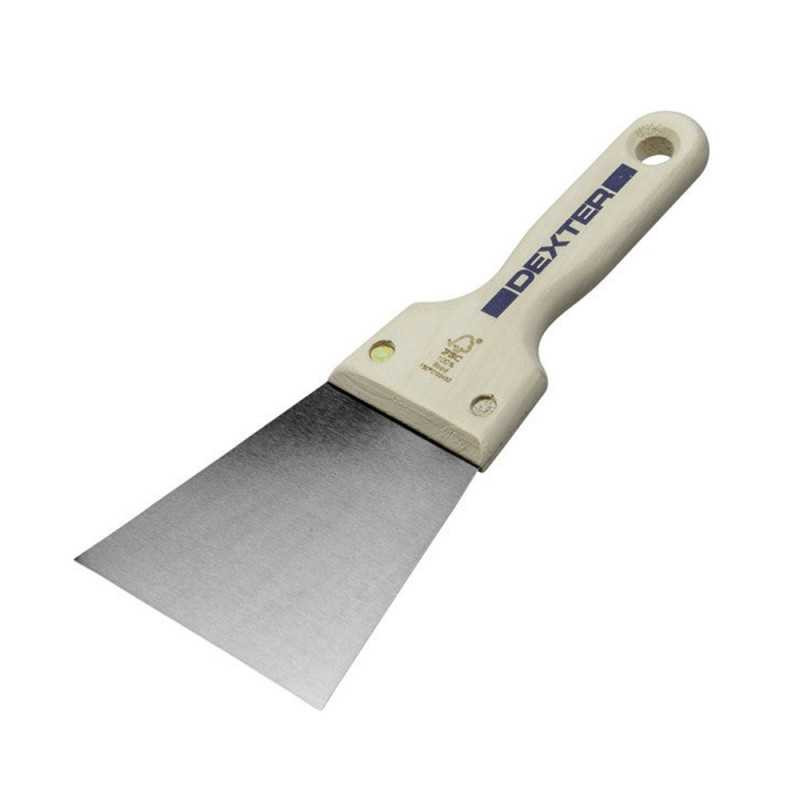  Couteau à enduire acier 10cm manche bois DEXTER - Sanifer Tamatave