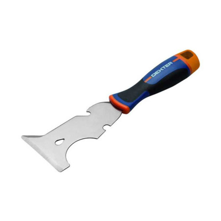  Couteau grattoir 8 en 1 inox+embout ph2 dans manche bimatière DEXTER - Sanifer Tamatave