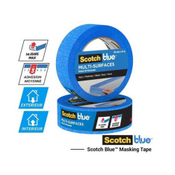  Ruban de masquage multi surfaces scotchblue 40mx48mm lot de 2  - Sanifer Tamatave