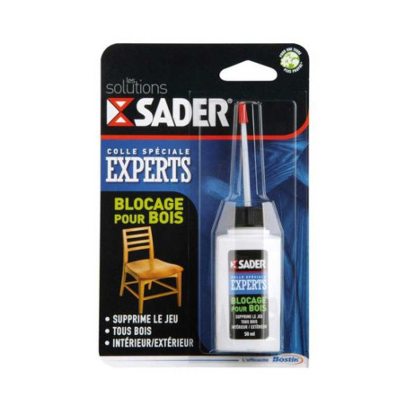  Colle blocage bois flacon 50 ml SADER - Sanifer Tamatave