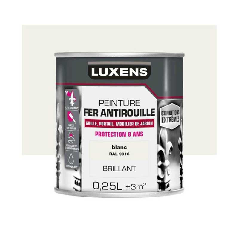  Peinture fer extérieur et antirouille blanc brillant 025l NR  - Sanifer Tamatave