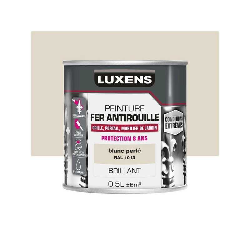  Peinture fer extérieur blanc perlé glossy 0 5 l LUXENS - Sanifer Tamatave