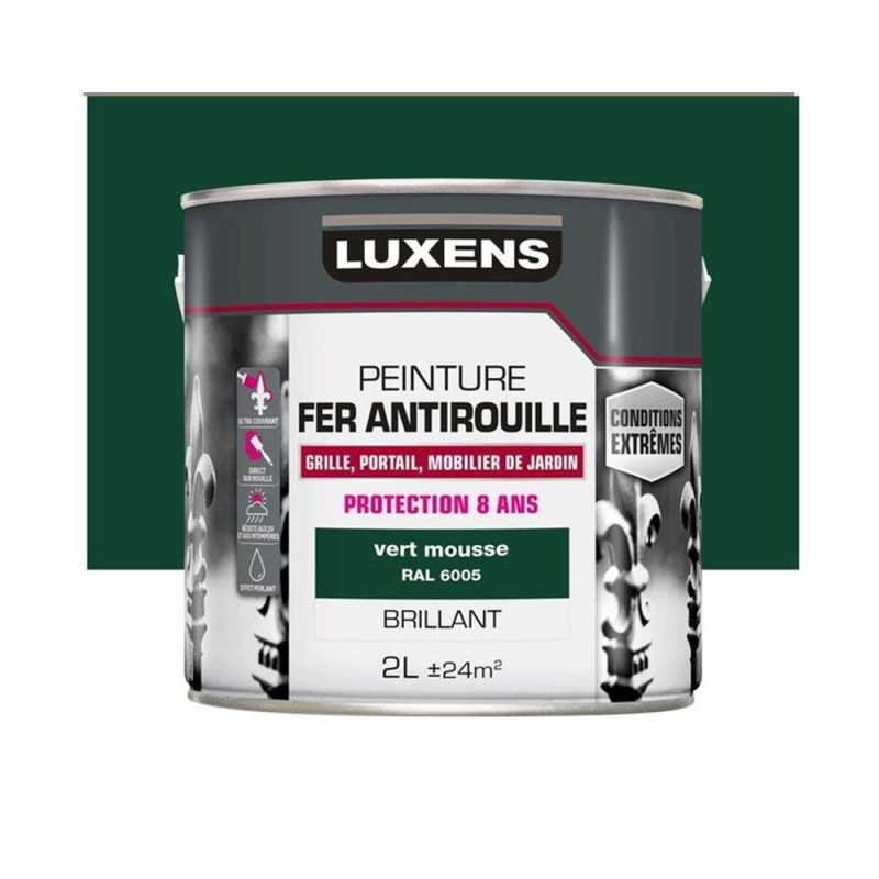  Peinture fer extérieur vert mousse brillant 2l  - Sanifer Tamatave