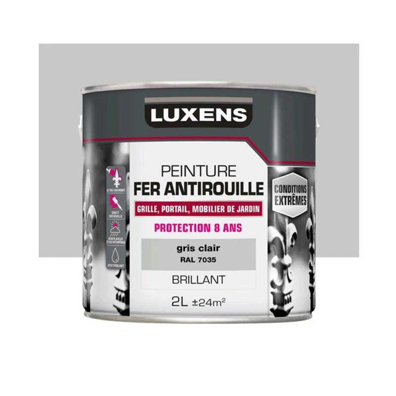  Peinture fer extérieur gris clair brillant 2l  - Sanifer Tamatave