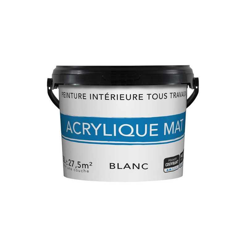  Peinture mur et plafond blanc mat 3 l  - Sanifer Tamatave