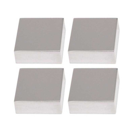  Fixation miroir salle de bain chrome carre  - Sanifer Tamatave