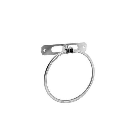  Porte-serviettes anneau loft chrome brosse  - Sanifer Tamatave