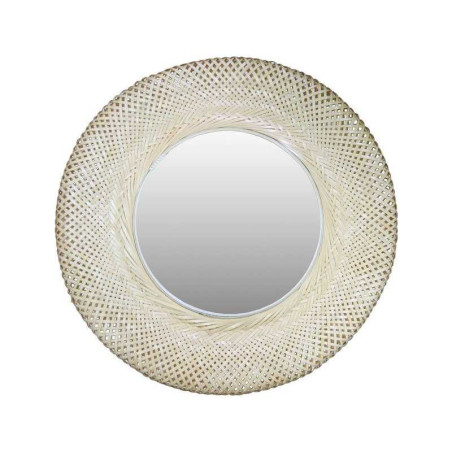  Miroir rond UTAKA, naturel diam. 55 cm  - Sanifer Tamatave