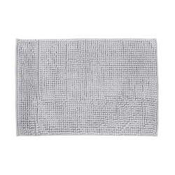  Tapis de bains l  40 x l  60 cm gris  - Sanifer Tamatave