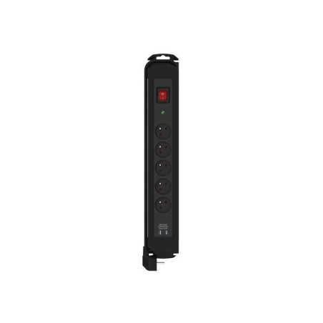 Multiprise parafoudre 5 prises h05vv-f lexman 3680 w noire LEXMAN - Sanifer Tamatave