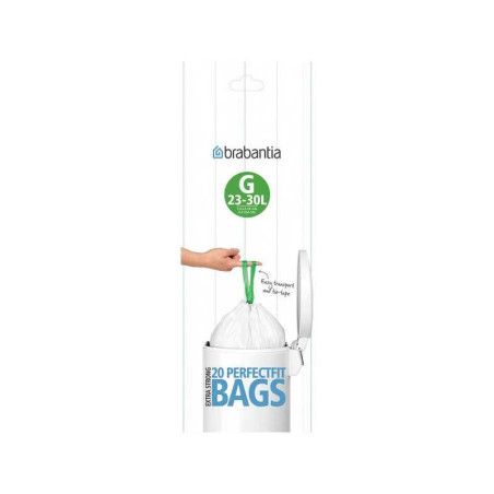  Sacs-poubelle brabantia blanc 30 l BRABANTIA - Sanifer Tamatave