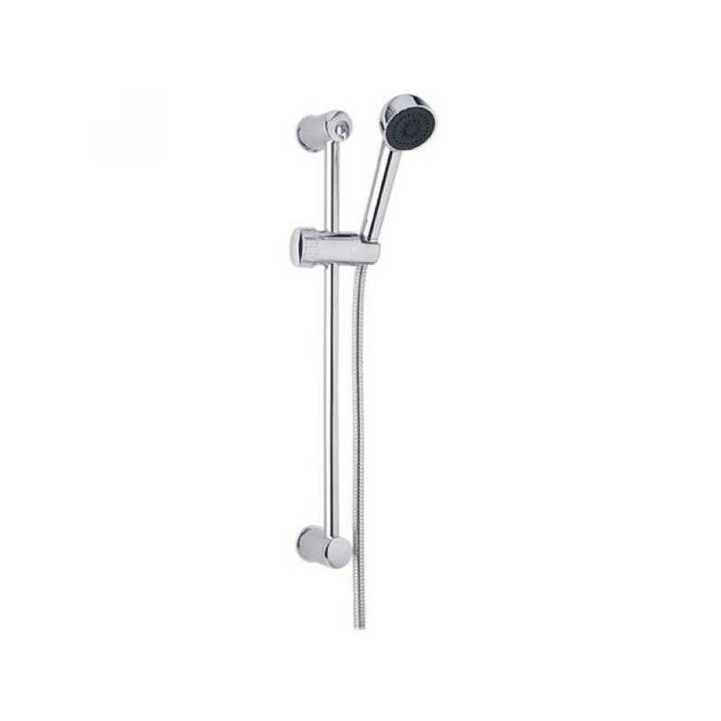  Pommeau de douche simple avec flexible et barre chromé NO NAME - Sanifer Tamatave