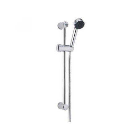  Pommeau de douche simple avec flexible et barre chromé NO NAME - Sanifer Tamatave