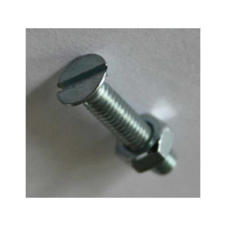  Lot de 4 boulons tête fraisée acier zingué l.50 x diamètre 8 mm  Standers STANDERS - Sanifer Tamatave