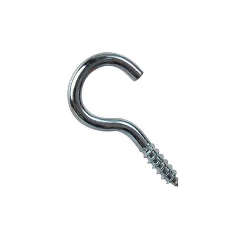  Lot de 15 crochets à visser acier zingué diamètre 3 x l.16 mm  Standers STANDERS - Sanifer Tamatave