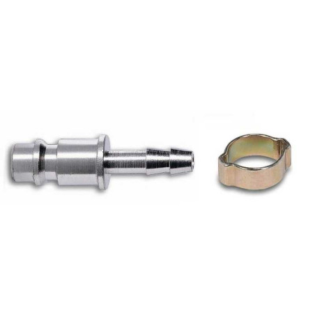  Insert rapide cannelé 6 mm + collier en acier 16 bars Dexter DEXTER - Sanifer Tamatave