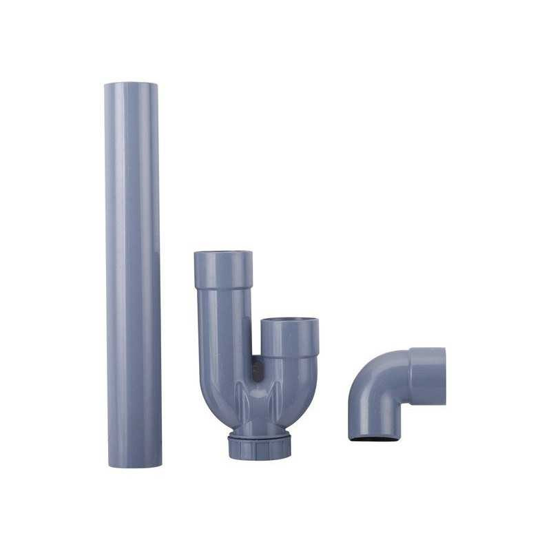 P50 siphon vidange horizontal pour lavabo polypropylène diamètre 40 mm EQUATION - Sanifer Tamatave