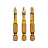  Lot de 3 embouts de vissage torsion ph1,ph2,ph3 50mm pro Dexter DEXTER PRO - Sanifer Tamatave