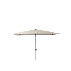 Parasol pied central Avea Taupe rectangulaire, L.200 X L.300 Cm NATERIAL - Sanifer Tamatave