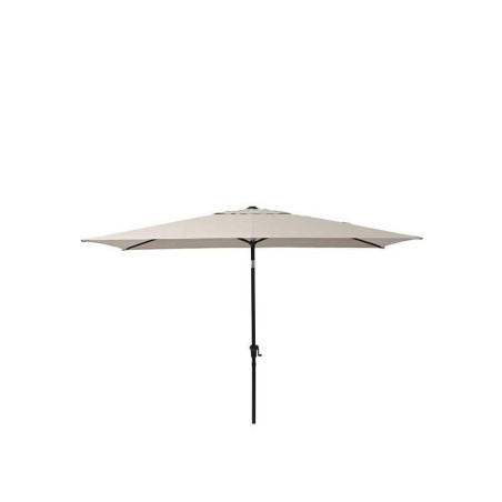 Parasol pied central Avea Taupe rectangulaire, L.200 X L.300 Cm NATERIAL - Sanifer Tamatave
