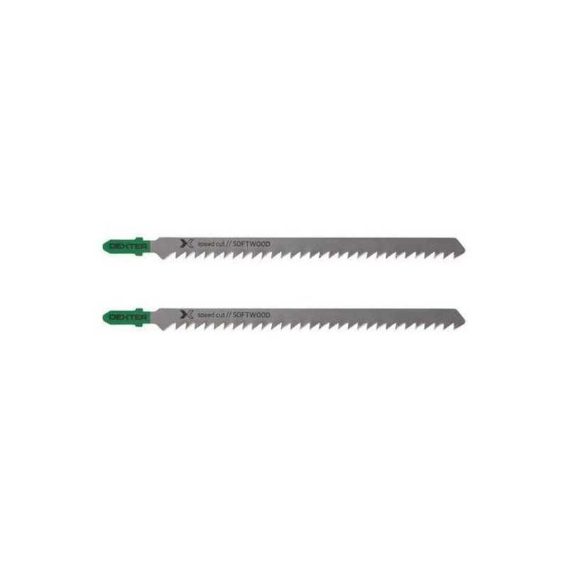  Lot de 2 lames pour bois coupe rapide 5-100 mm DEXTER - Sanifer Tamatave