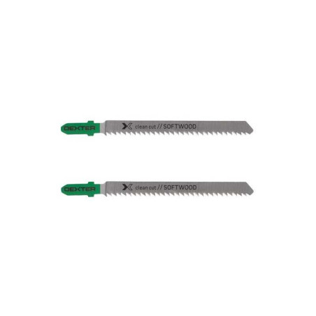  Lot de 2 lames pour bois coupe nette 3-40 mm DEXTER - Sanifer Tamatave
