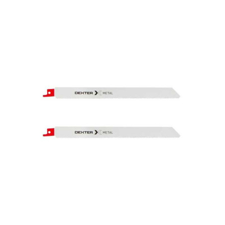  Lot de 2 lames métal coupe droite 2-8 mm pour scie sabre Dexter DEXTER - Sanifer Tamatave