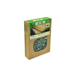  Lot de 200 vis acier tête fraisée diamètre 3 mm x l.30 mm Standers STANDERS - Sanifer Tamatave