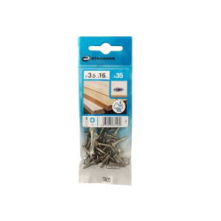  Lot de 35 vis inox tête fraisée diamètre 3.5 mm x l.16 mm Standers STANDERS - Sanifer Tamatave